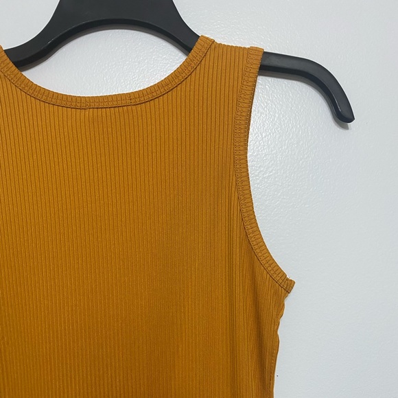 Unicorn Tribe brown ribbed stretch tank top size - Picture 9 of 9